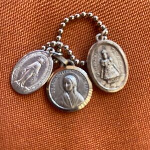 3 Mother Mary / blessed Mother pendants/charms